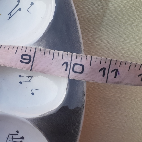 Vintage Musical Notes design Egg Platter Italy - Picture 6 of 7